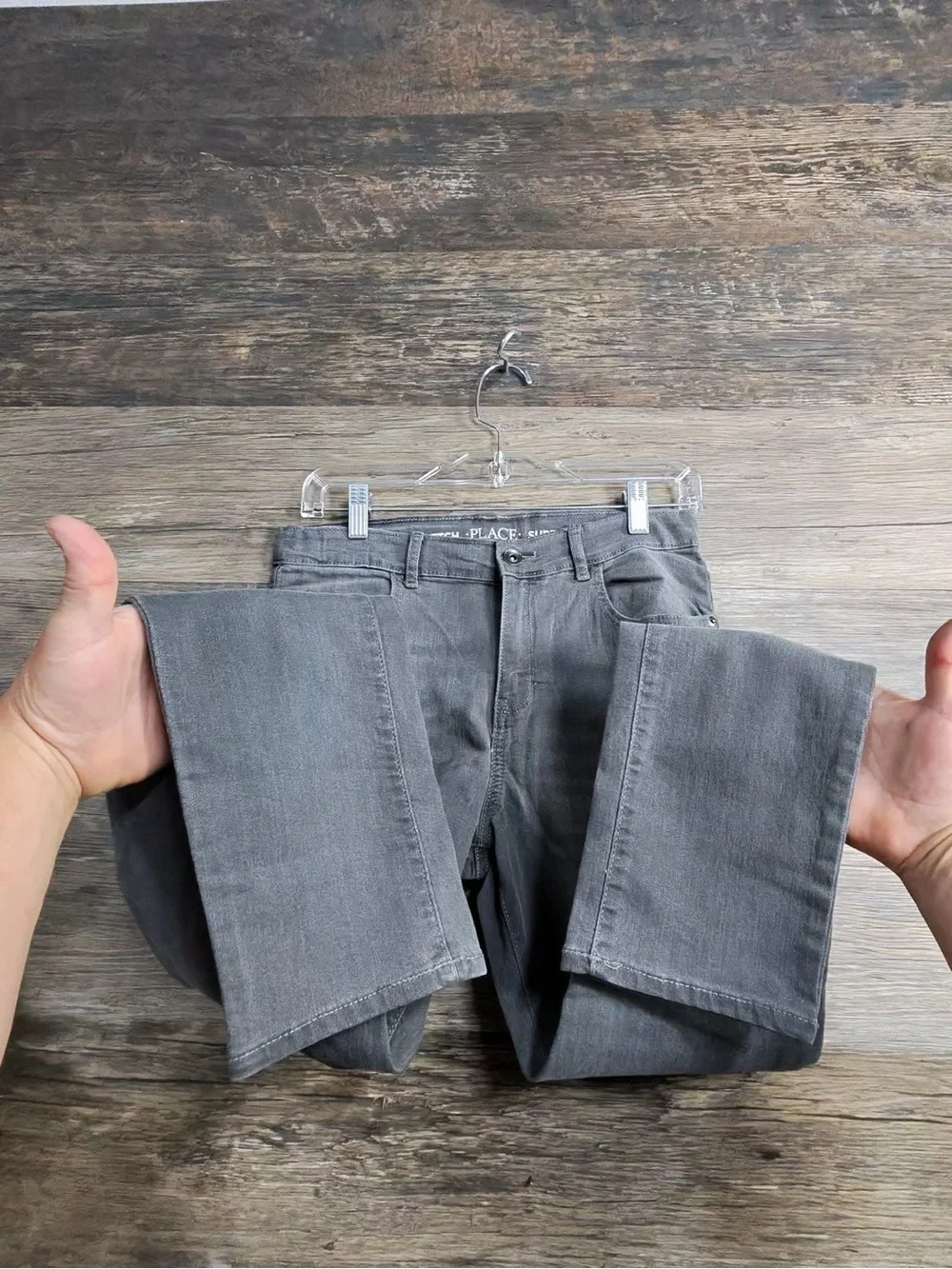 The Children's Place Gray Slim Straight Jeans